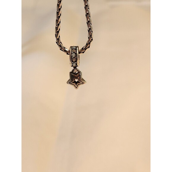 Brighton Shooting Star Silver Plated Charm with Crystal Accent - Picture 2 of 2